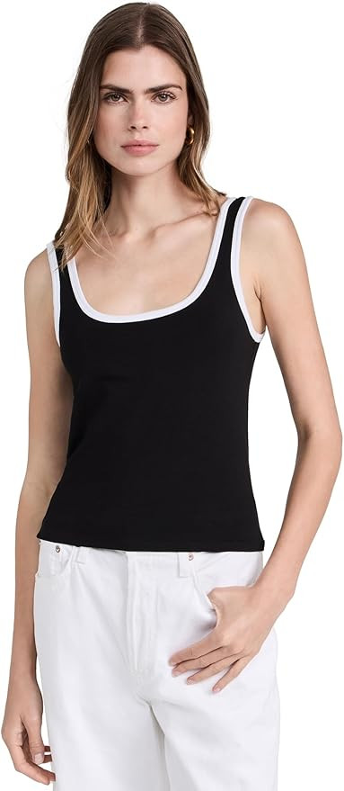 ATM Anthony Thomas Melillo Women's Pima Cotton Square Neck Tank | Amazon (US)