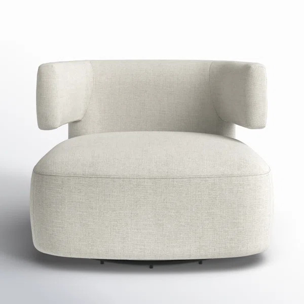 Bascom Upholstered Swivel Armchair | Wayfair North America