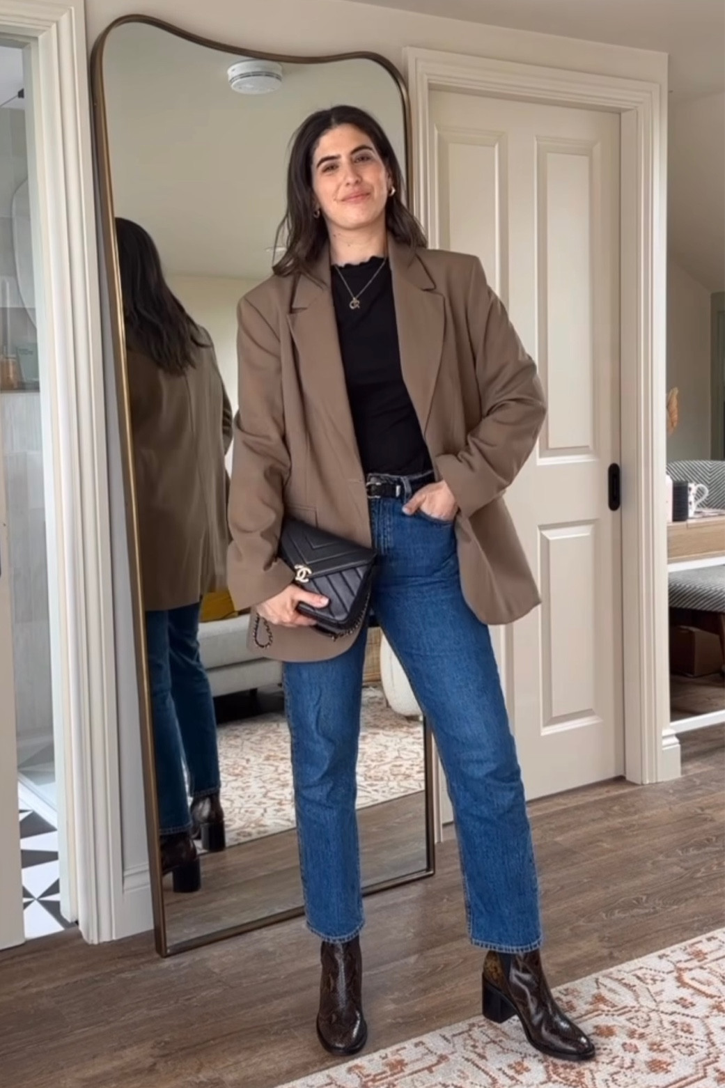 Blazer. Dahlia jeans  