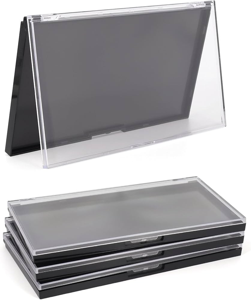 Magnetic Makeup Palette with Clear Top, 3Pack Empty Eyeshadow Pan Dispensing Storage Box with 60P... | Amazon (US)