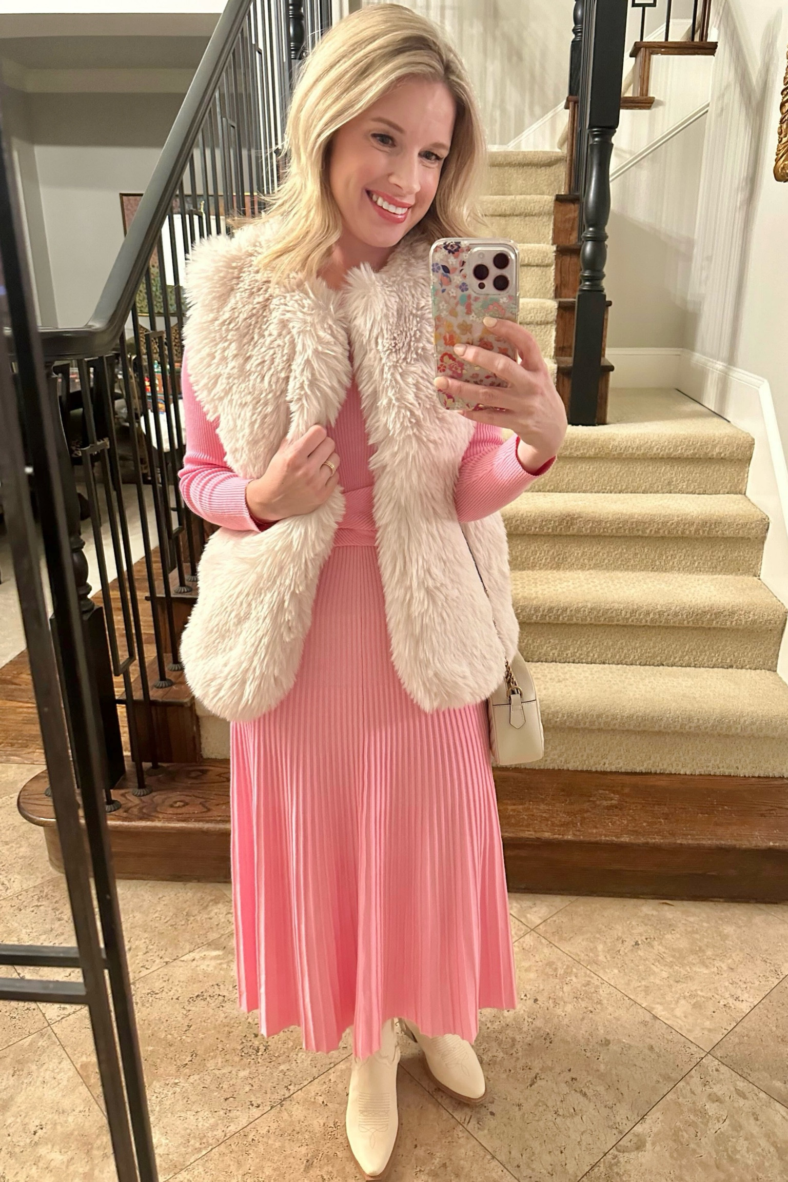 Added a festive vest to one of my new fav dresses!

#anthropologie #hoc #houseofcolour #hocspring #winter 

#LTKHoliday #LTKSeasonal #LTKparties