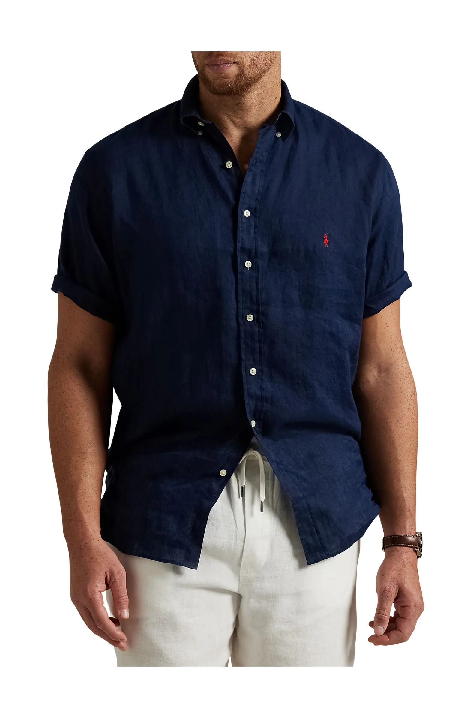 Big & Tall Linen Sport Shirt | Nordstrom
