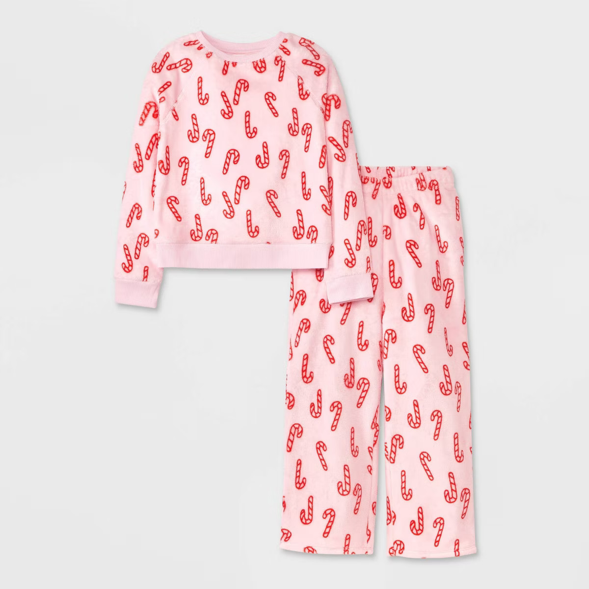 Girls' 2pc Christmas Long Sleeve Cozy Pajama Set - Cat & Jack™ | Target