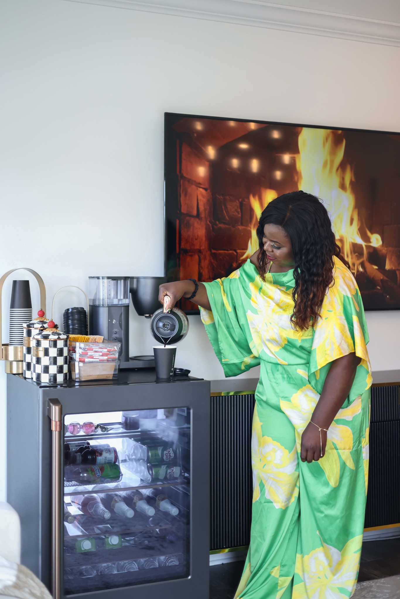 Adding this drink station to my primary bedroom is a game changer 👌🏾 #primarybedroom #coffeestation #bedroomdecor 

#LTKSale #LTKSeasonal #LTKGiftGuide