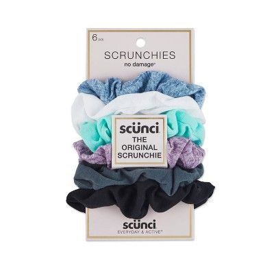 scunci Scrunchies - 6pk - Assorted Colors | Target