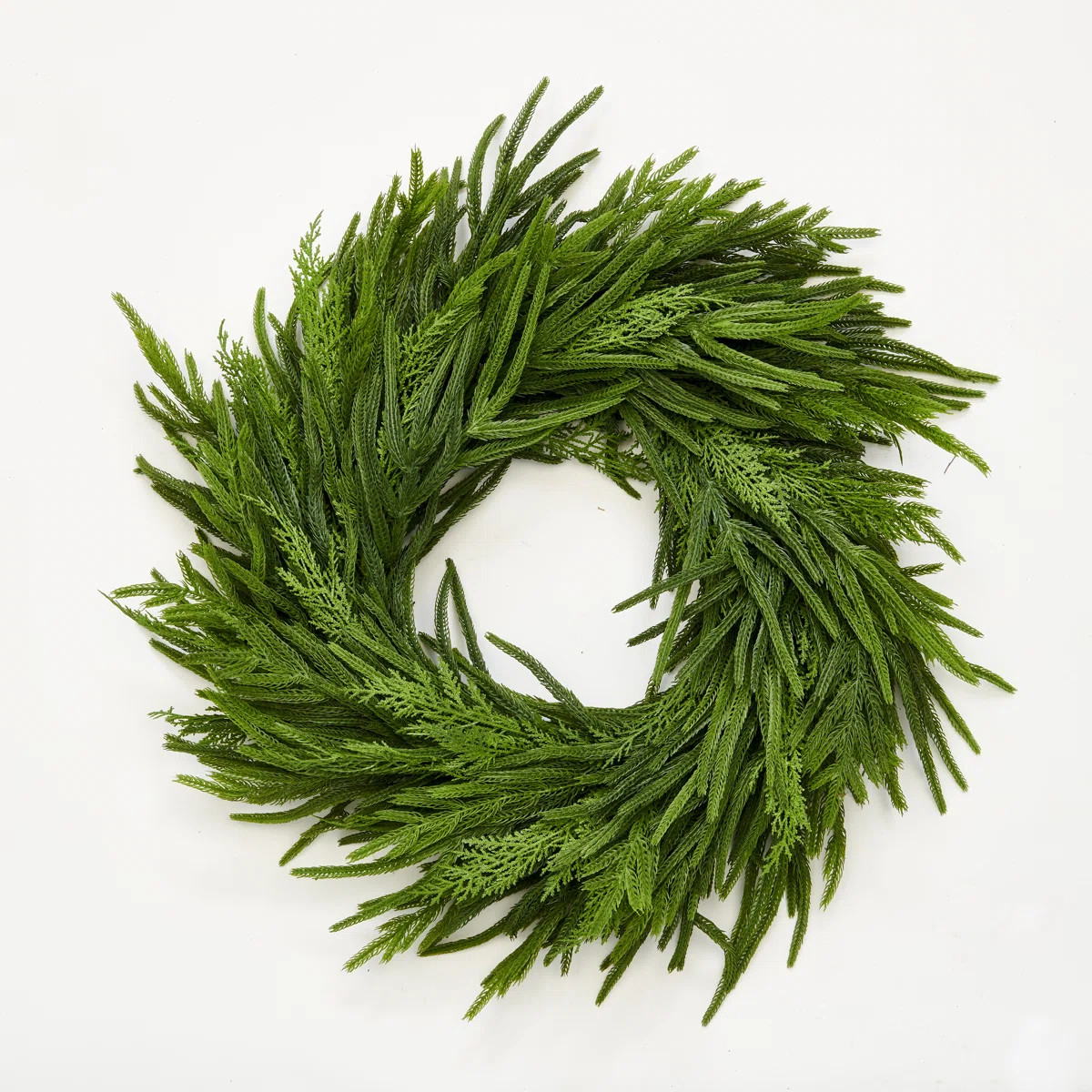 25" Cedar Wreath on Natural Twig Base | Wayfair North America