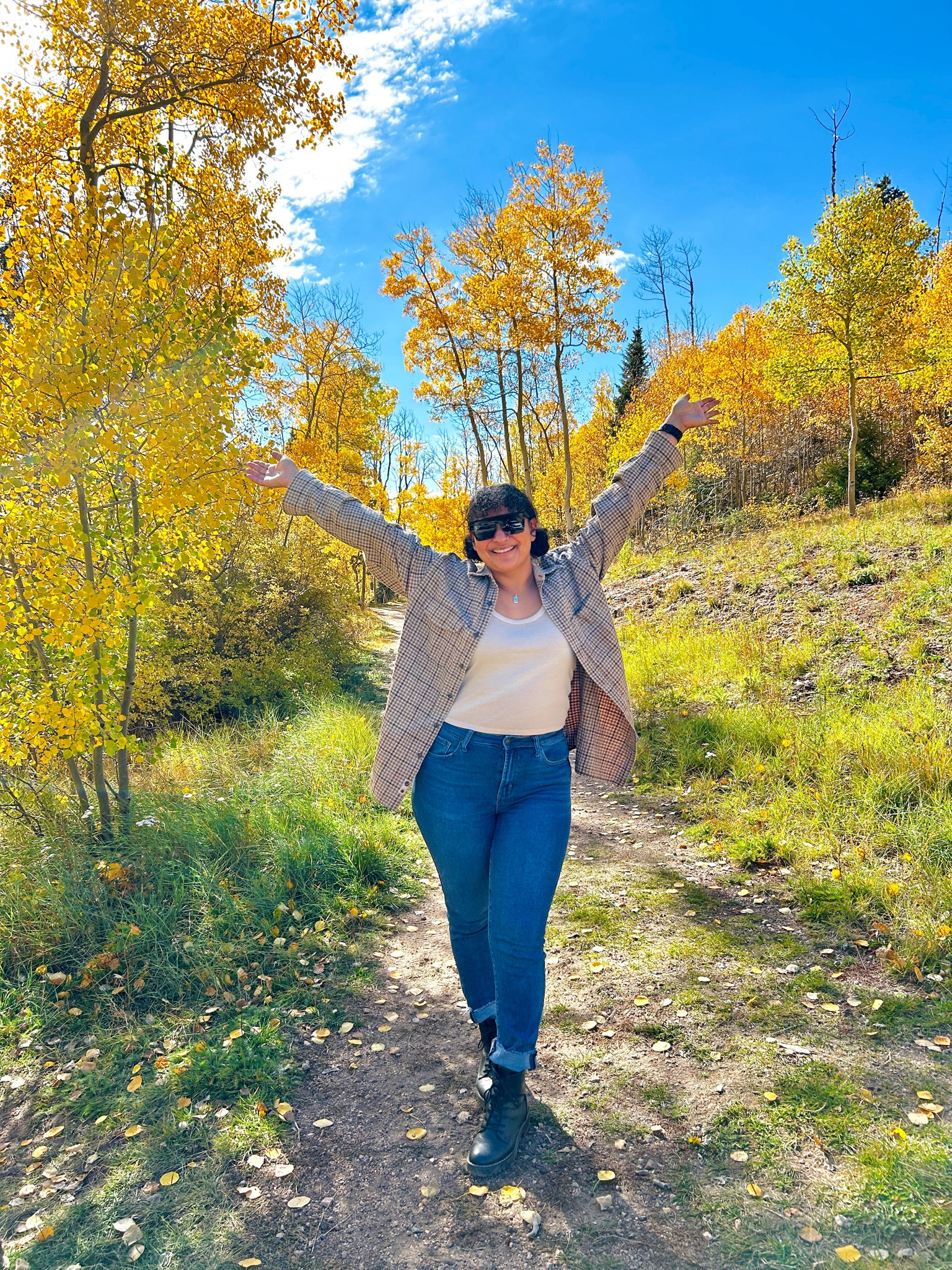 Amazon. Flannel. Target. Combat boots. Sunglasses. 

#LTKMidsize #LTKSeasonal #LTKStyleTip