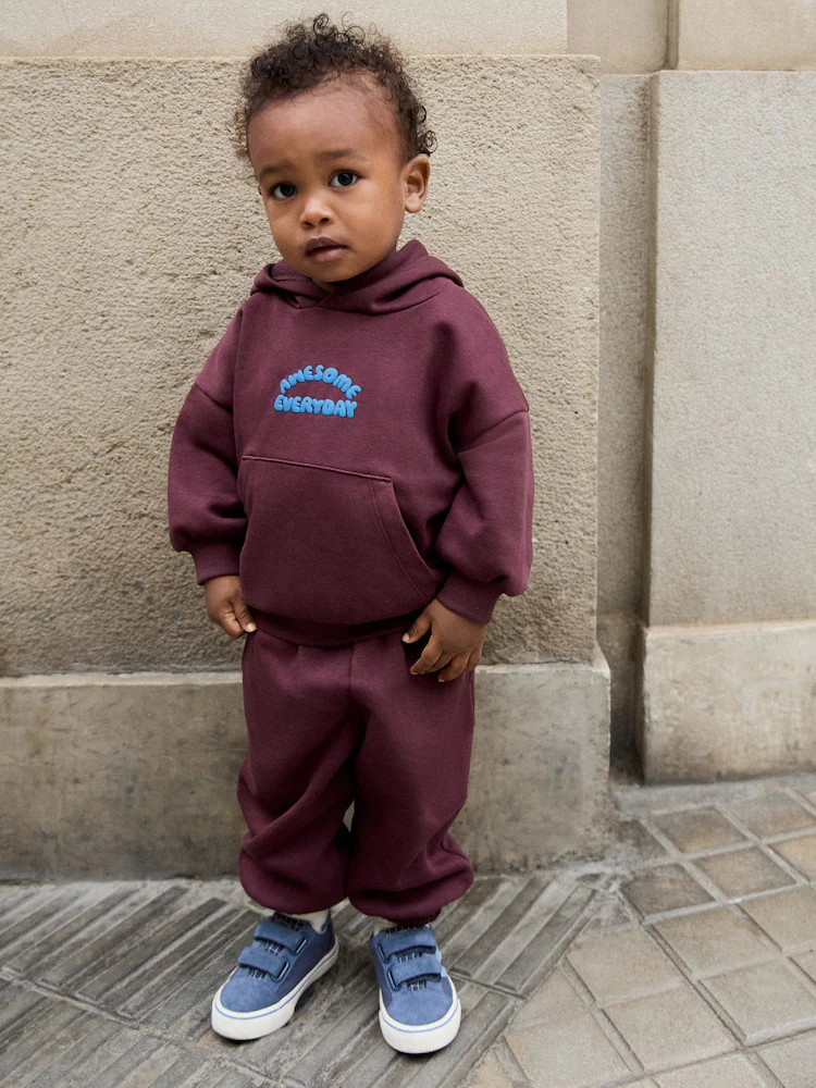 Burgundy Red Hoodie and Joggers Set (3mths-7yrs) | Next US