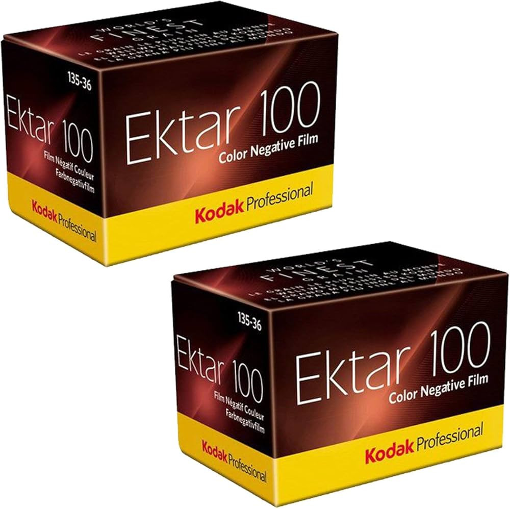 Kodak Ektar 100 Professional ISO 100, 35mm, 36 Exposures, Color Negative Film (Pack of 2) | Amazon (US)