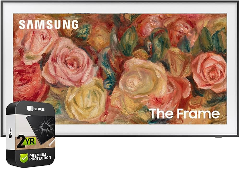 SAMSUNG QN55LS03DAFXZA 55 inch The Frame QLED 4K Smart TV 2024 Bundle with 2 YR CPS Enhanced Prot... | Amazon (US)