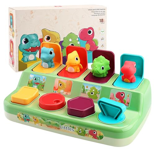 Interactive Pop Animal Up Pals Baby Toy,Cause and Effect Toy,Early Learning Infant Toys for Sorti... | Amazon (US)