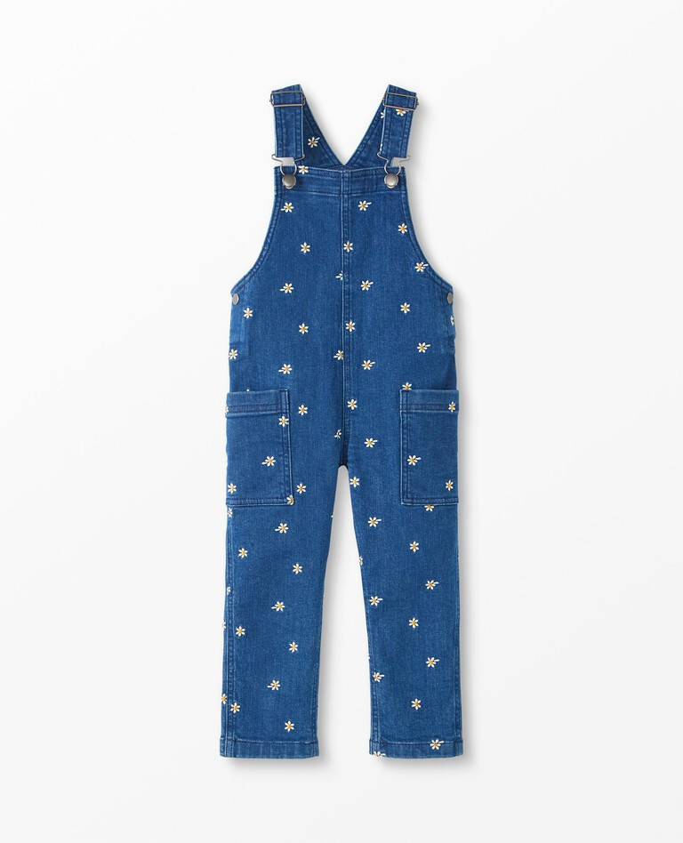 Embroidered Denim Overalls | Hanna Andersson