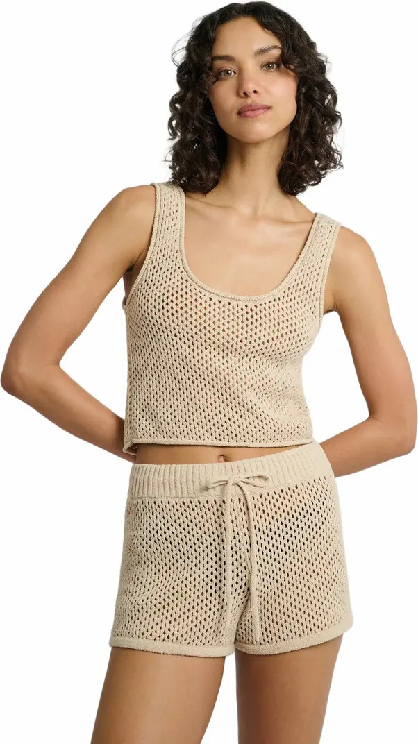 Onia Crochet Knit Scoop Tank | Nordstrom | Nordstrom
