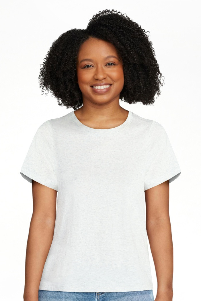 No Boundaries Cotton Tee with Short Sleeves, Women’s XXS-XXL | Walmart (US)