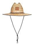 Quiksilver Men's Outsider Sun Protection Straw Lifeguard Hat, Pacific Blue, S/M | Amazon (US)