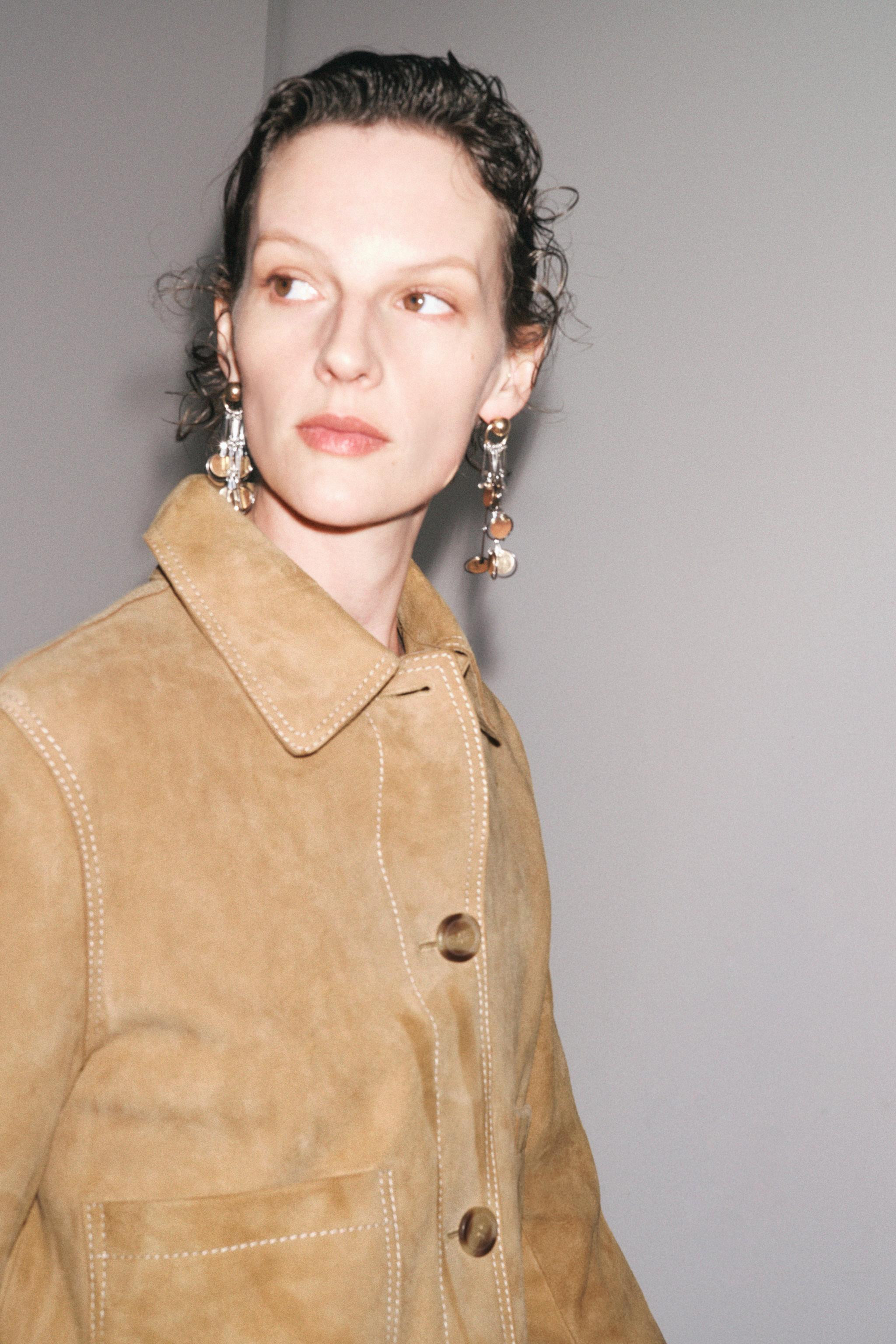 ZW COLLECTION LIMITED EDITION 100% SUEDE LEATHER JACKET | Zara UK