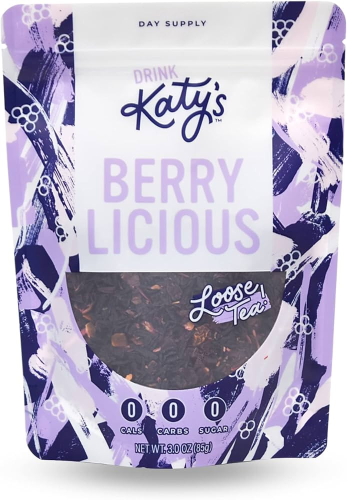 Drink Katy’s Berry Loose Leaf Premium Herbal Fruit Tea, Proudly Woman-Owned (30 Day Supply / 60... | Amazon (US)