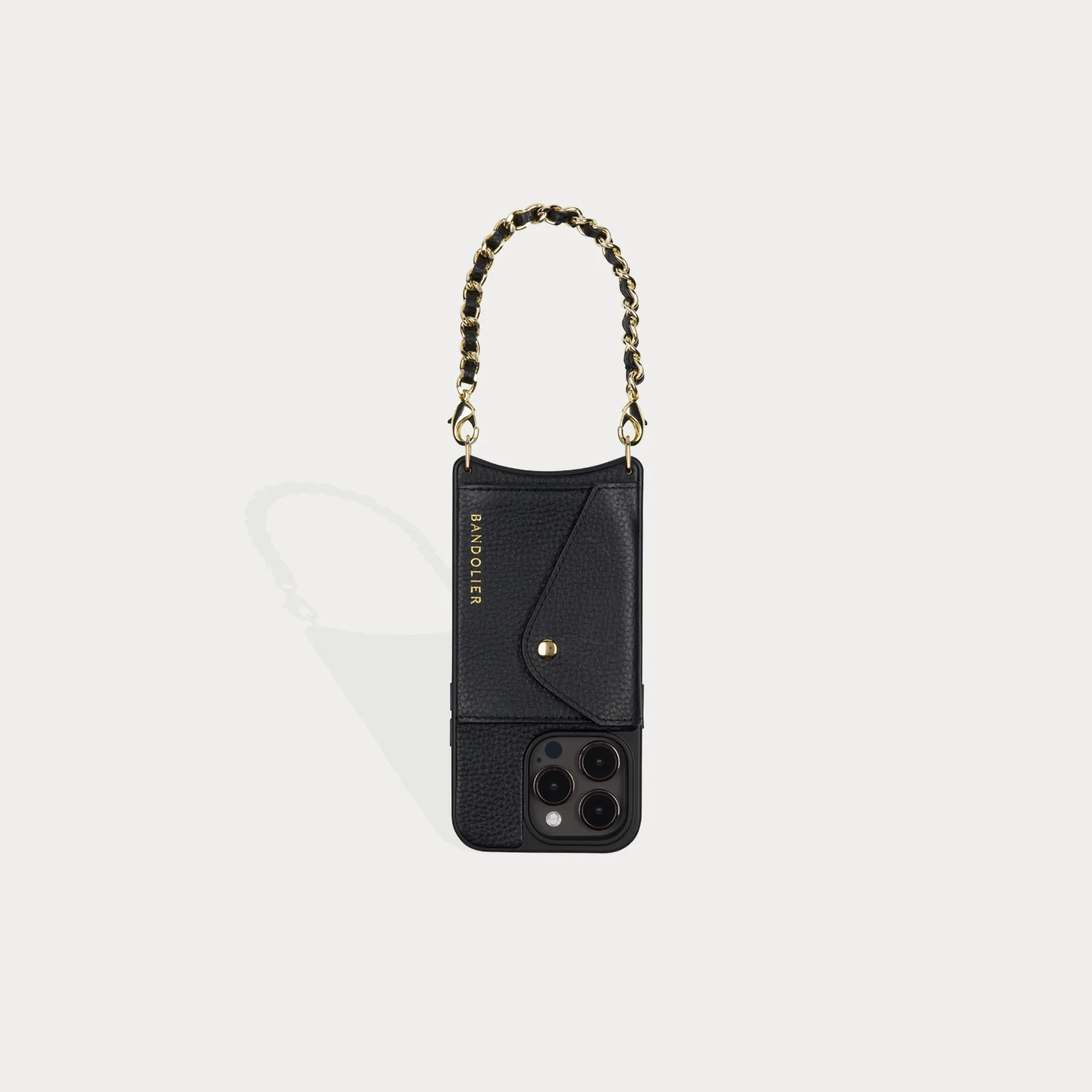 Lily Wristlet Heart Set - Black/Gold | Bandolier