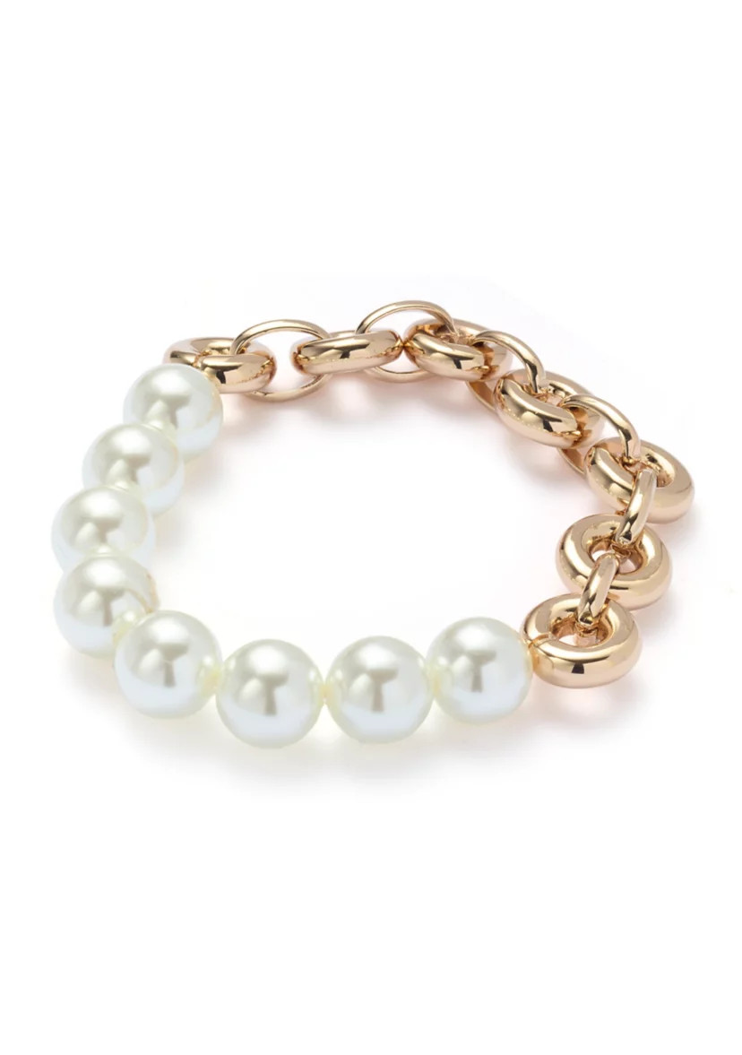 Pearl Link Stretch Bracelet | Belk