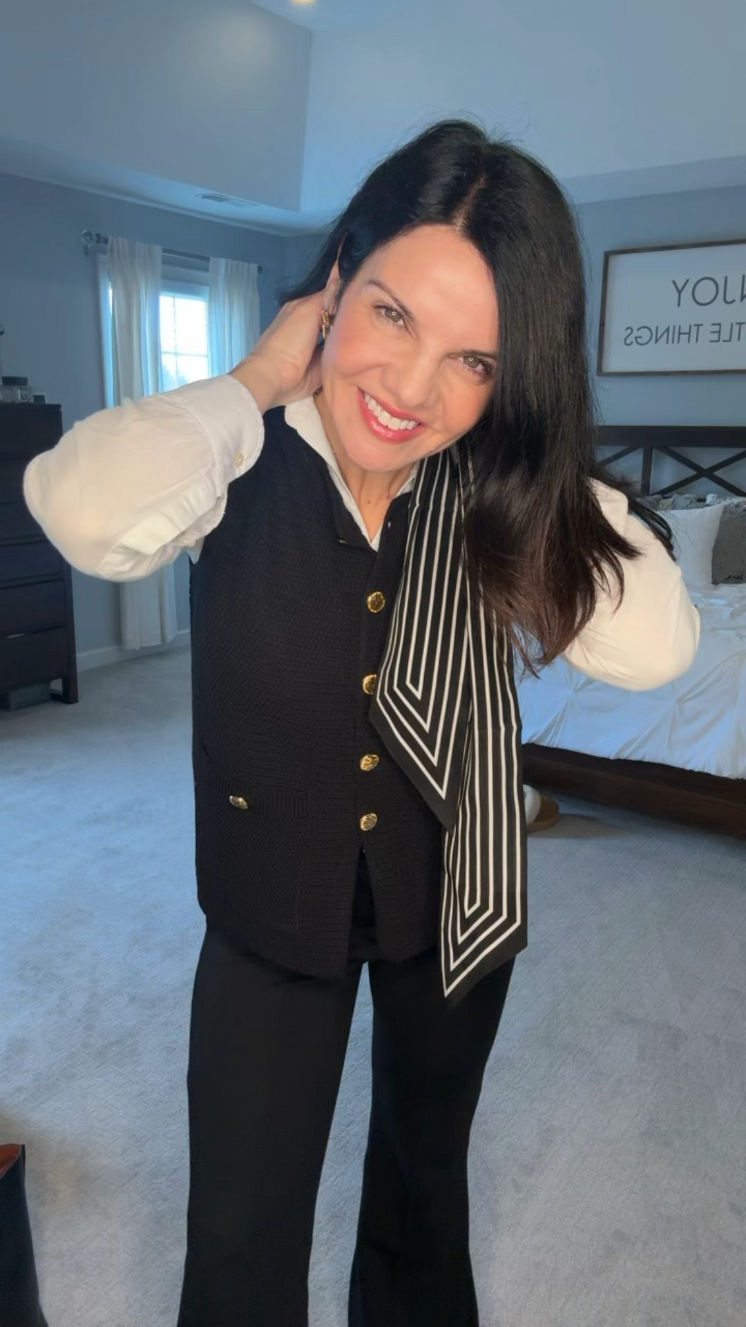 This vest might just be my favorite spring wardrobe item! Love the quality and the gold buttons are just 😍

Happy Friday friends! 

#LTKStyleTip #LTKSaleAlert #LTKFindsUnder50