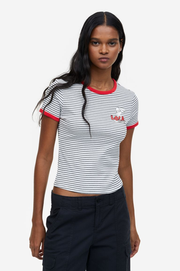 T-shirt met print - Wit/Looney Tunes - DAMES | H&M NL | H&M (DE, AT, CH, NL, FI)