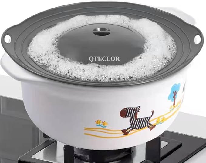 Thicken Silicone Boil Over Spill Safeguard - FDA Food Grade Stopper Lid, BPA-free Instant Pot Cov... | Amazon (US)