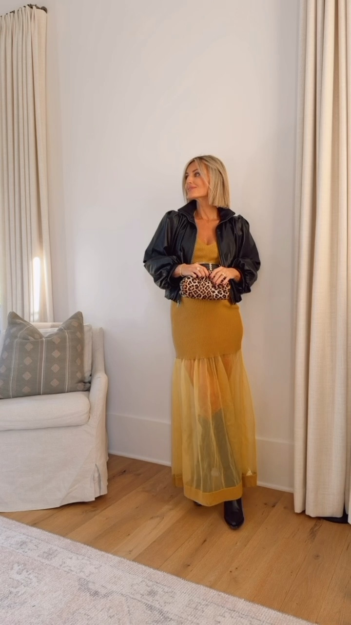 I love the different textures on this sweater dress! I added this Target jacket, Amazon belt, and my go-to knee high boots for an edgier fall look. Also pulling in some pattern with the leopard clutch to complete the look. Wearing size S in the dress and XS in the jacket! 

Loverly grey, fall outfit inspo, Anthropologie, Amazon, Loeffler Randall, Target, bump friendly

#LTKStyleTip #LTKSeasonal #LTKBump