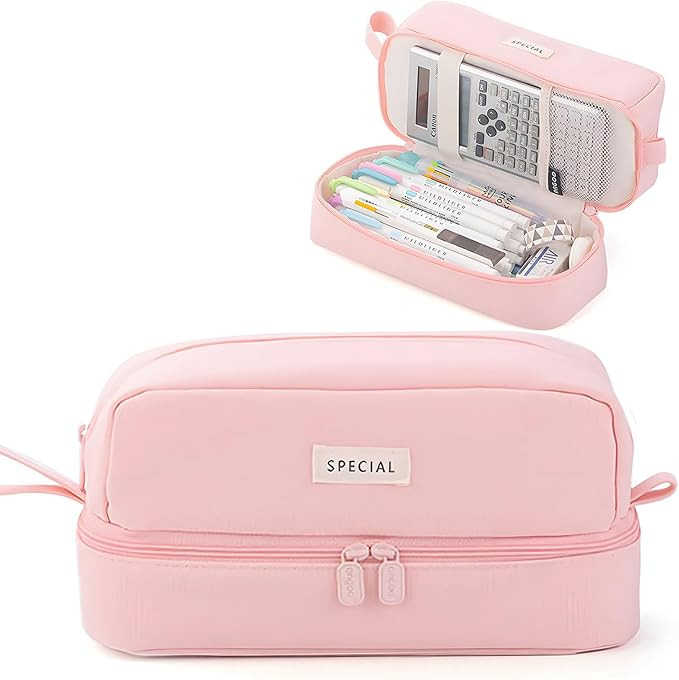 MAMUNU Pencil Case Large Capacity, Pencil Case Aesthetic, Pencil Case Pen Pouch with Zipper Compa... | Amazon (US)