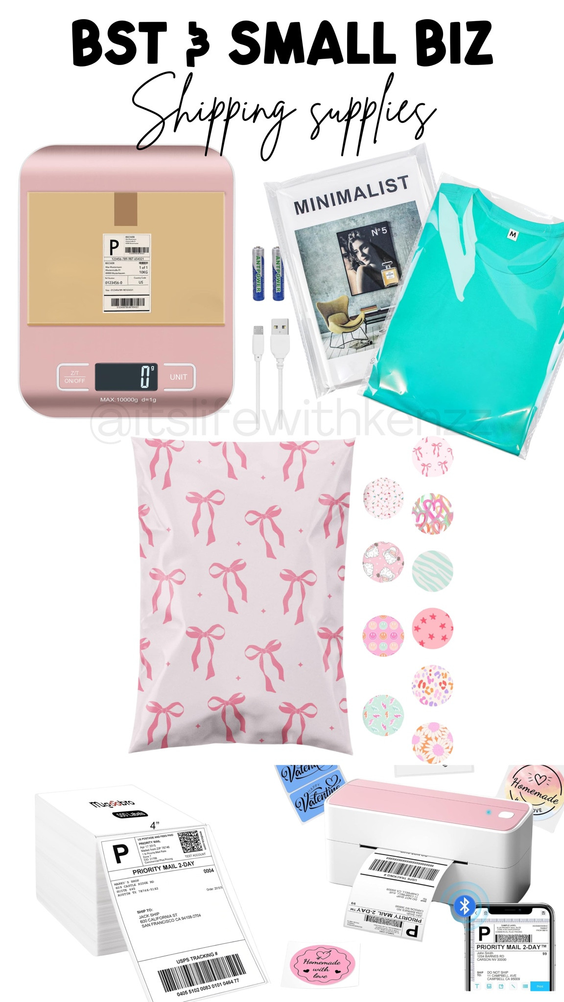 Make shopping and selling on BST or shipping with your small business easier! All of the affordable + must have items. #ltksmallbusiness #ltkthrift #bst #kidsclothes #smallbusiness #shopping 

#LTKFindsUnder50 #LTKStyleTip #LTKSaleAlert