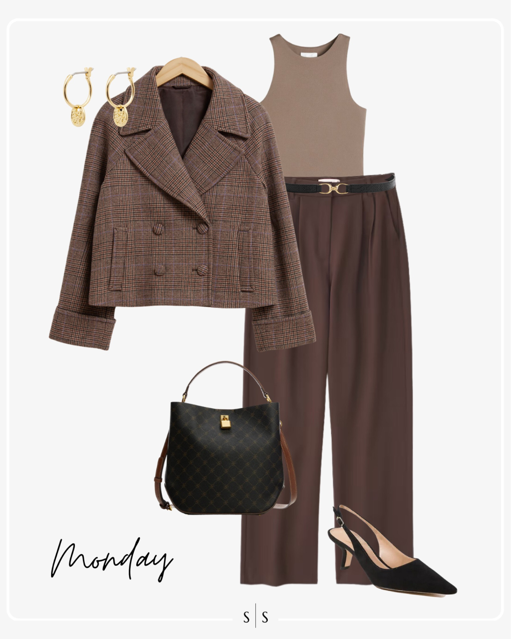 Style Guide of the Week | Transitional outfits to wear in between Summer and Fall

Plaid peacoat, high neck bodysuit, trouser, monochrome outfit, sling back heels, mini shopper handbag

Timeless style, outfit ideas, transitional style, warm weather style, Fall outfit, Summer outfits, closet basics, casual style, chic style, everyday outfit. See all details on thesarahstories.com ✨

#LTKworkwear #LTKstyletip