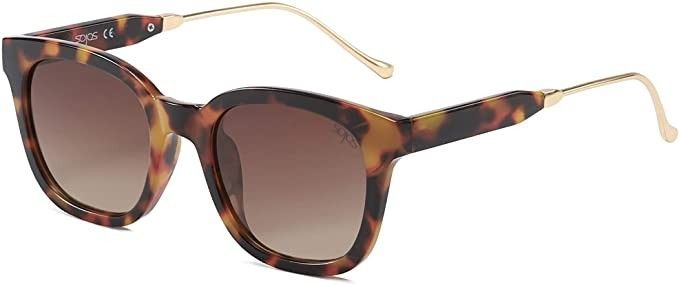 SOJOS Classic Square Polarized Sunglasses Womens Mens Retro Trendy Shades UV400 Sunnies SJ2050 | Amazon (US)