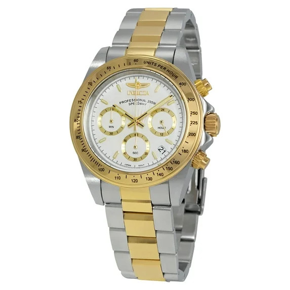 Invicta Speedway Chronograph White Dial Men's Watch 9212 | Walmart (US)