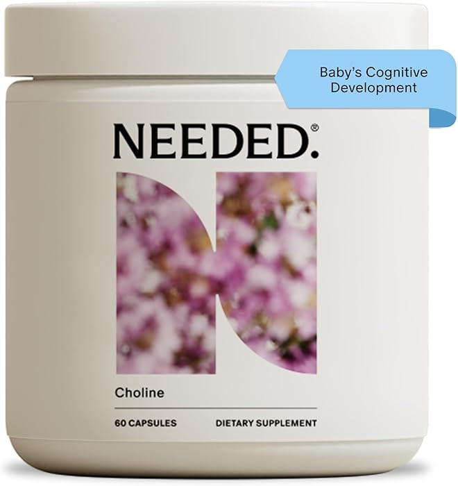 Needed. Prenatal Choline for Cognitive Development - Choline Supplement Aids Baby Brain Developme... | Amazon (US)