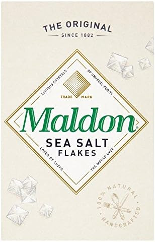 Amazon.com: Maldon Salt, Sea Salt Flakes, 8.5 oz (240 g), Kosher, Natural, Handcrafted, Gourmet, ... | Amazon (US)