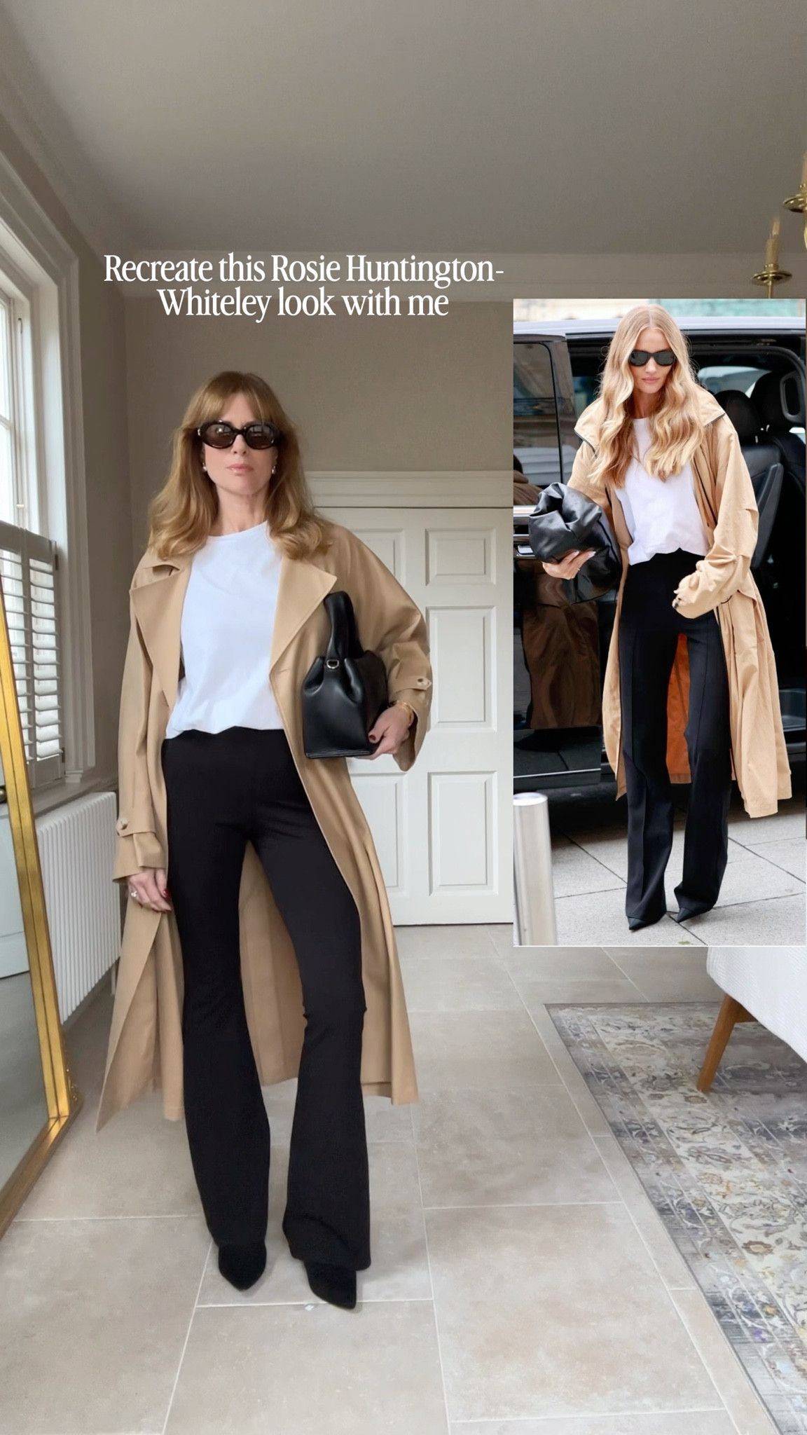 Recreate this Pinterest look: Rosie Huntington-Whiteley