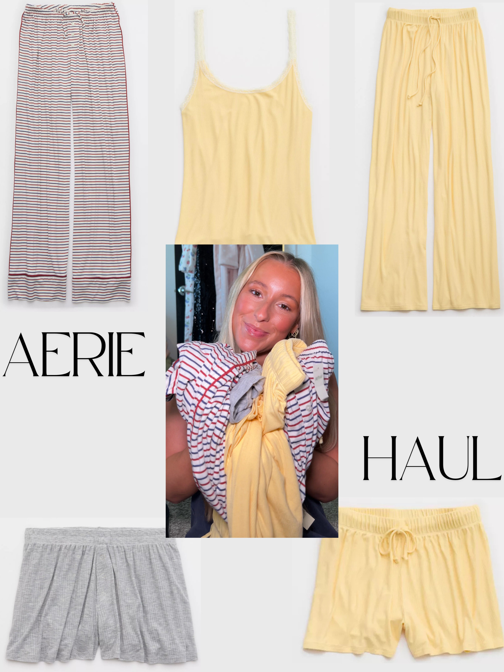 Aerie pj haul!  

 #LTKSaleAlert #LTKFindsUnder50 #LTKFindsUnder100