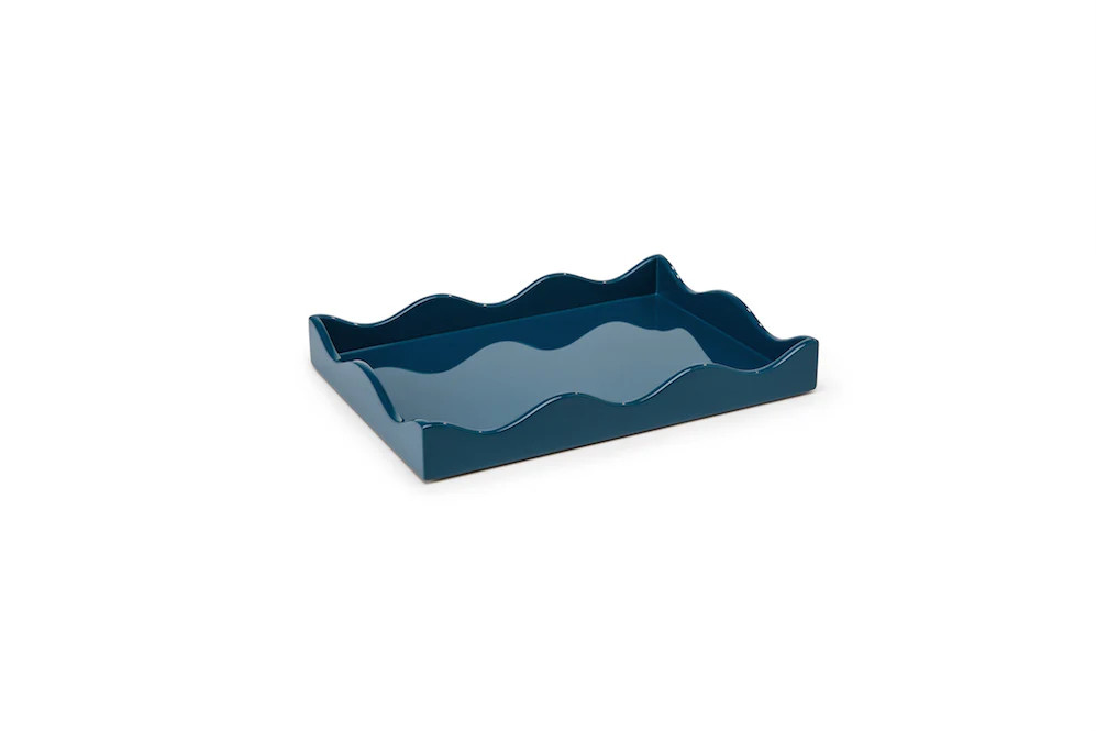 Small Belles Rives Tray, Marine Blue, by The Lacquer Company | Paloma & Co.