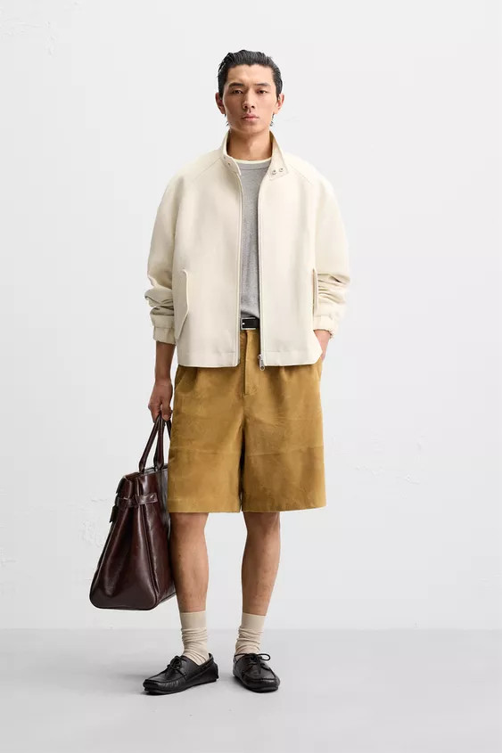 COTTON TEXTURED JACKET | Zara UK
