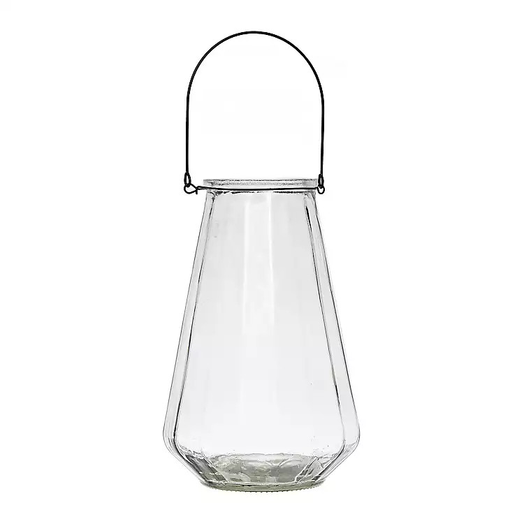 Clear Emma Glass Lantern | Kirkland's Home