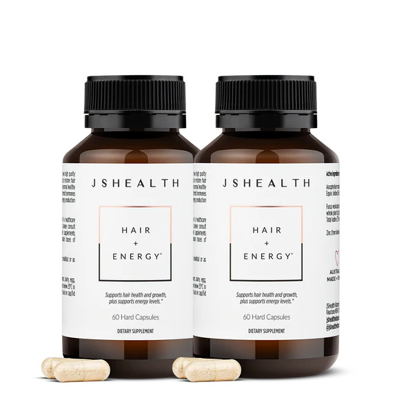 Hair + Energy Formula Twin Pack - 4 Month Supply | JS Health (UK & US)