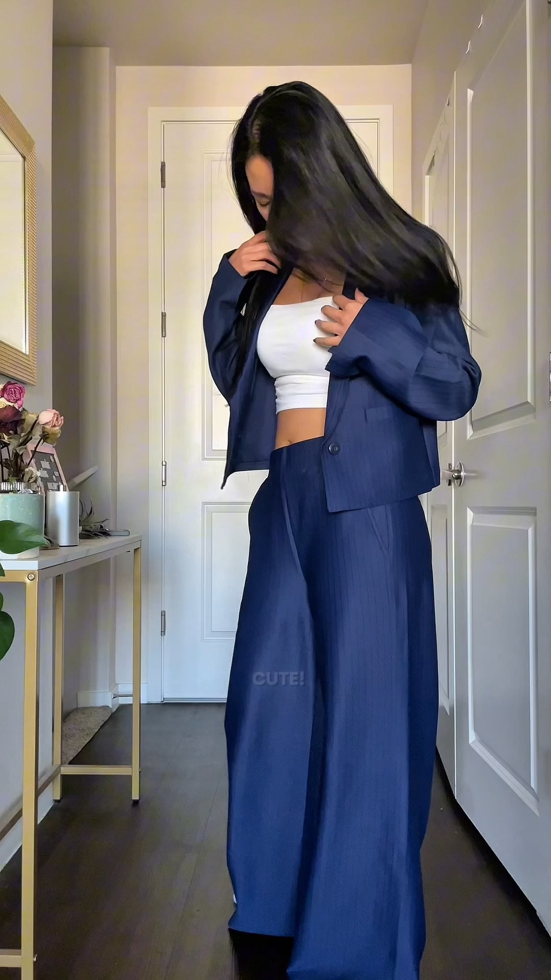 Trying on the new Luxe360 Dressed to Impress line by Fabletics X Ginger Ressler #luxe360xGR #FableticsPartner #fitcheck #corporategirlies 

#LTKWorkwear #LTKootd #LTKgrwm