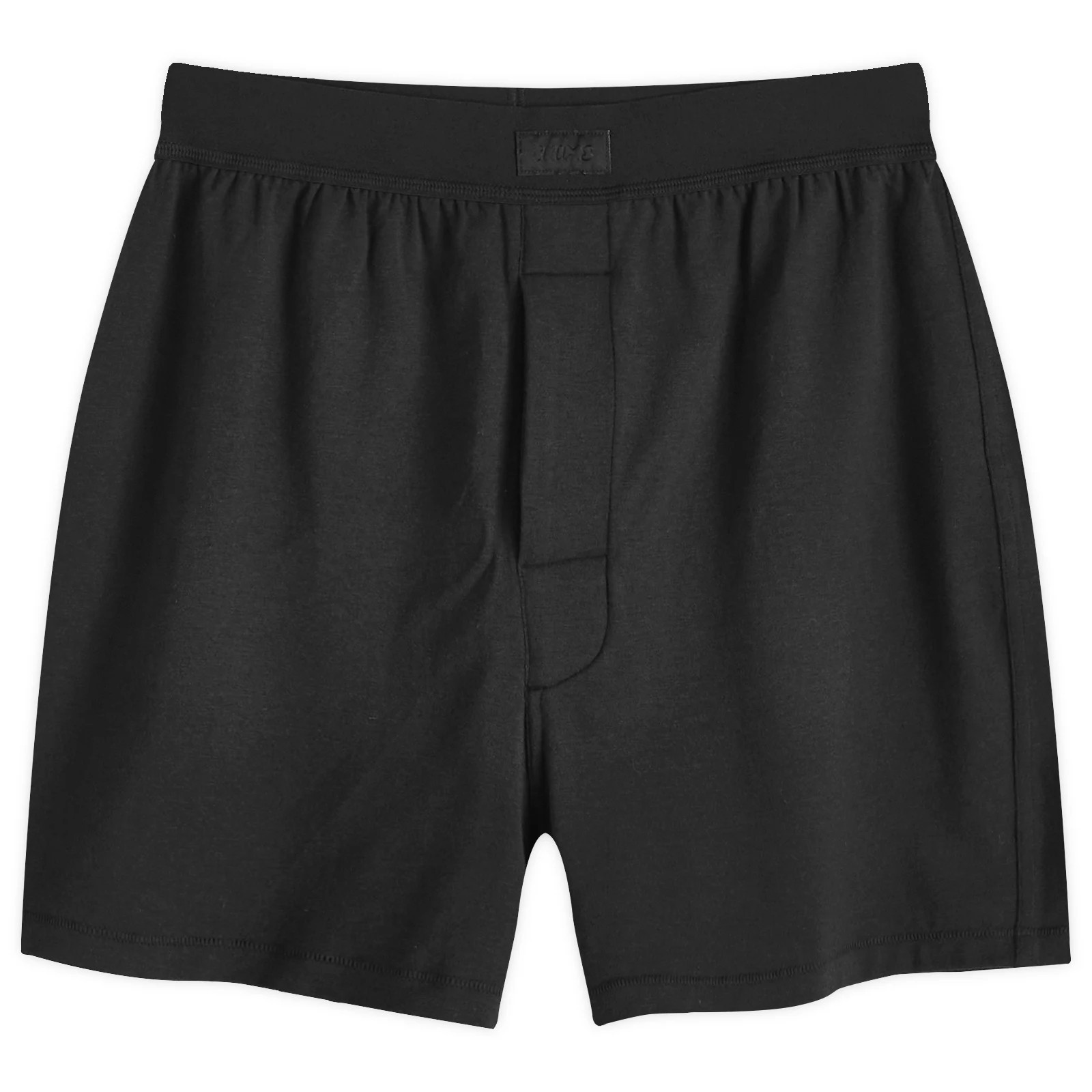 SKIMS Women's Boyfriend Loose Boxer in Onyx, Size X-Small | END. Clothing