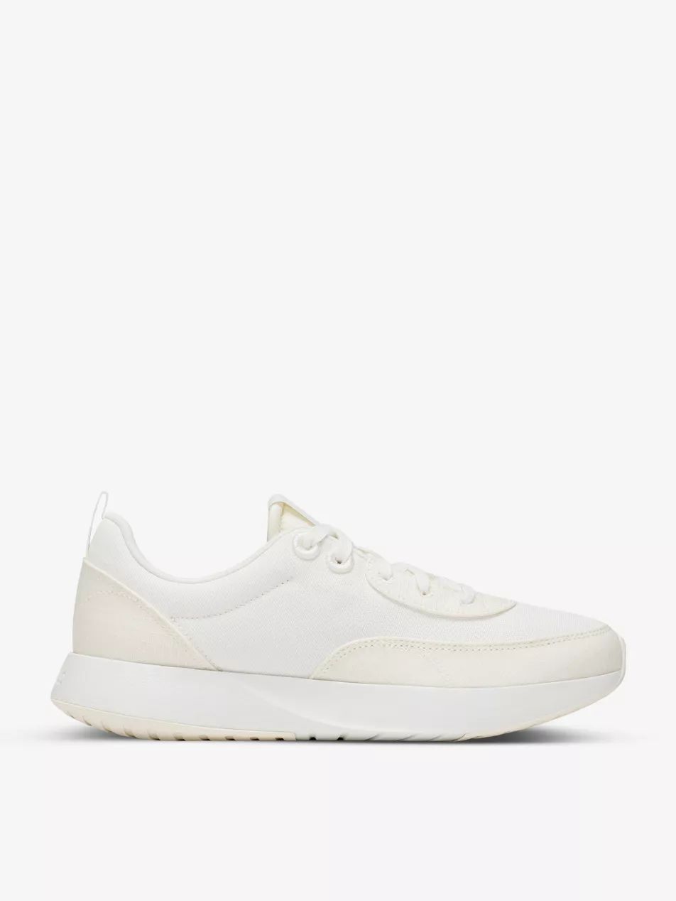 Women's Courier pull-tab organic-cotton low-top trainers | Selfridges