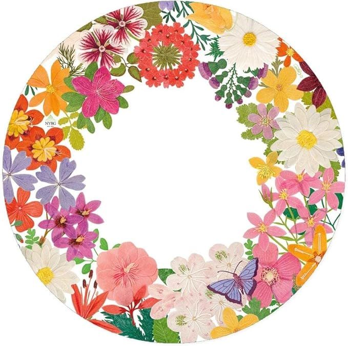 Caspari Halsted Floral Paper Dinner Plates, 16 Count | Amazon (US)