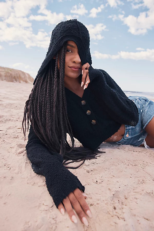 Found My Friend Hoodie by Free People, Black, M | Free People (Global - UK&FR Excluded)