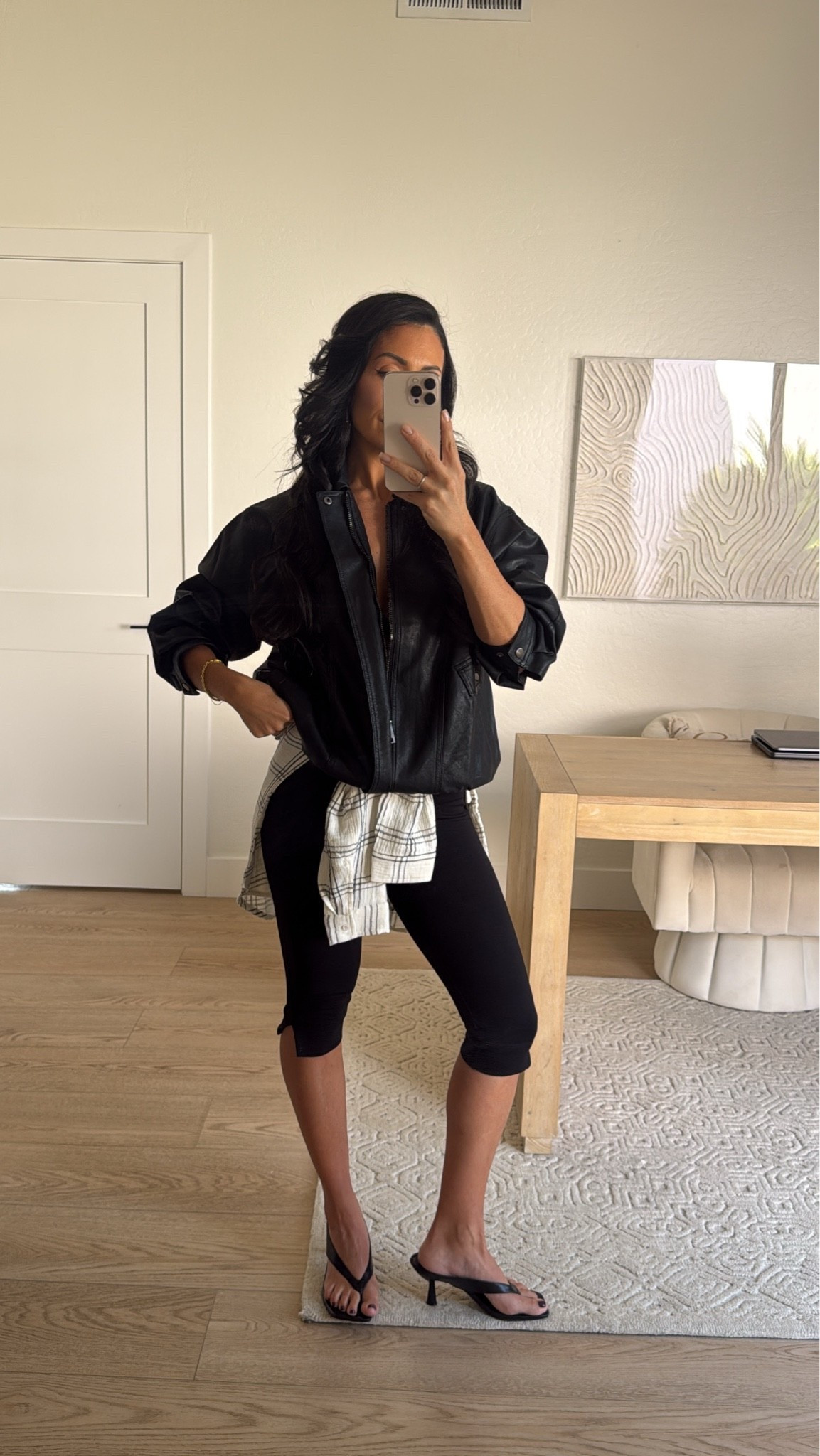 Outfit idea from @VICI! Use code NICKYS40 
Jacket size small 
Flannel size small
Capri size XS

#LTKootd #LTKgrwm #LTKdayinmylife