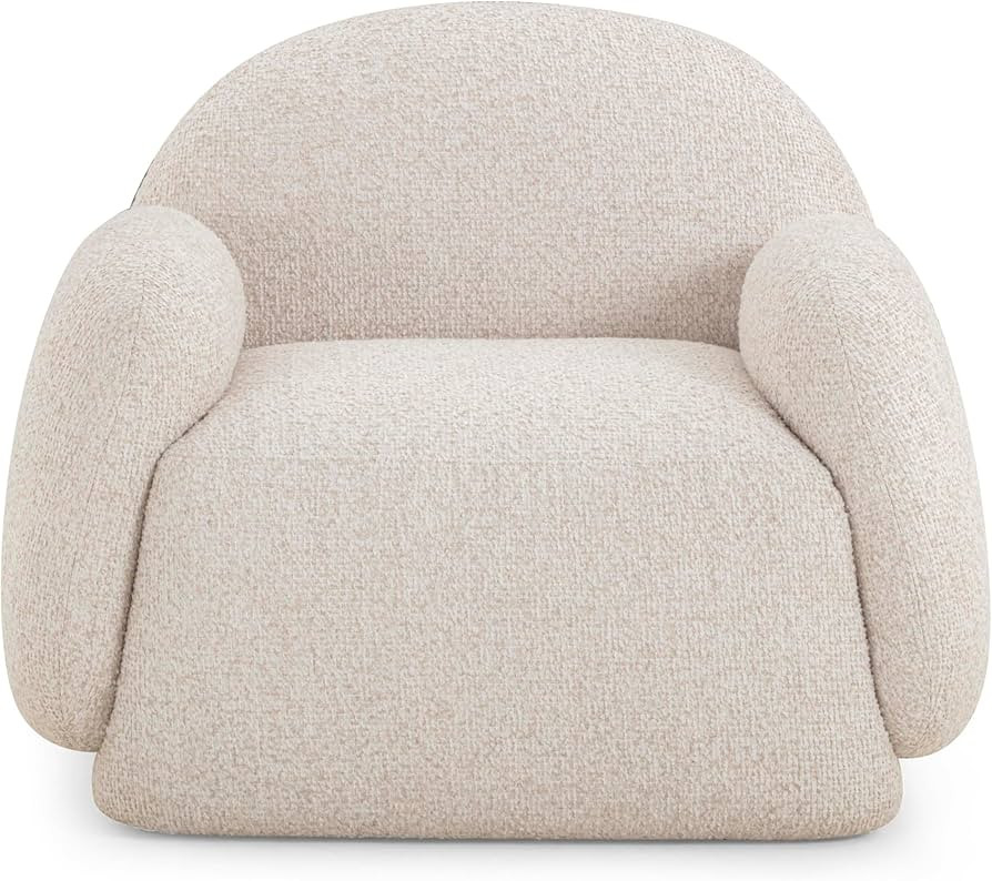 Tov Furniture Marius Cream Heavy Texture Accent Chair | Amazon (US)