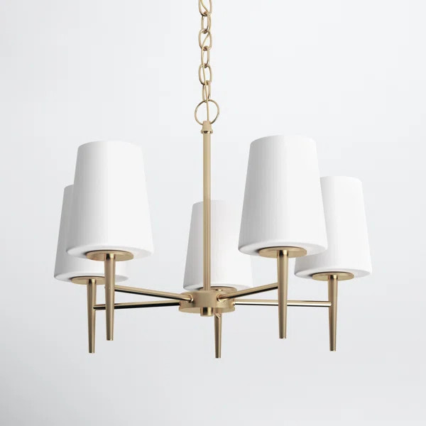 Victor 5 - Light Shaded Classic / Traditional Chandelier | Wayfair North America
