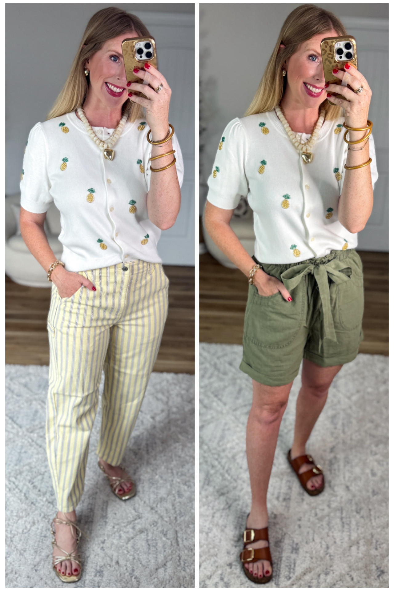 2 ways to wear this beaded pineapple cardigan from Walmart!

#LTKootd #LTKmomlife