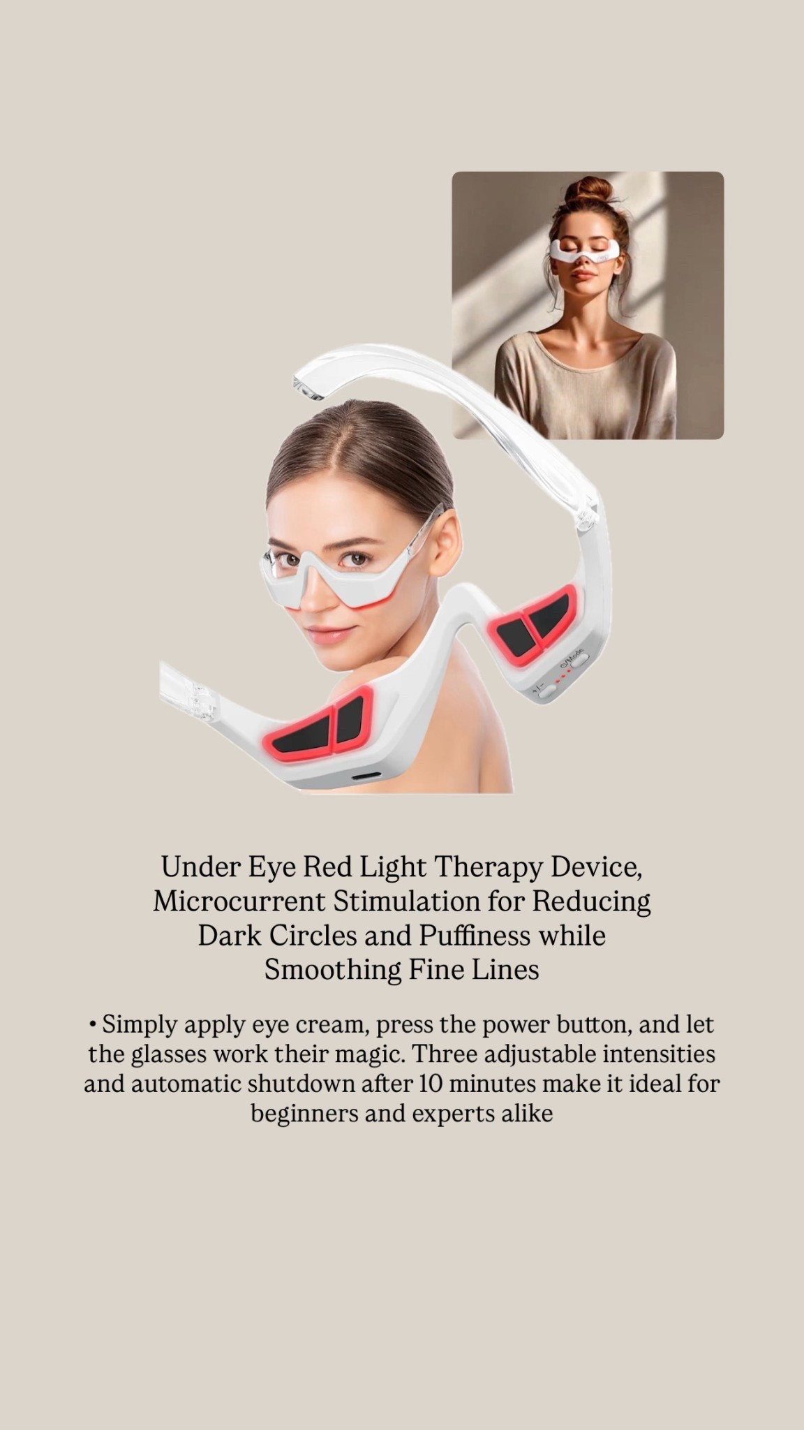 Transform your under eyes with a cordless red light therapy/microcurrent device! No cords = multitasking while treating your face! Makes an amazing gift 🎁



#LTKWorkwear #LTKSwim #LTKFindsUnder50 #LTKWedding #LTKHome #LTKBaby #LTKMens #LTKSaleAlert #LTKFindsUnder100 #LTKStyleTip #LTKFamily #LTKU #LTKBeauty #LTKBump #LTKOver40 #LTKItBag #LTKParties #LTKTravel #LTKSeasonal #LTKShoeCrush #LTKKids #LTKMidsize #LTKActive #LTKPetite #LTKGiftGuide #LTKTall #LTKHalloween #LTKFallSale #LTKHoliday